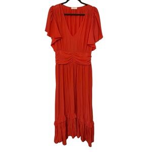 Ramy Brook New York XS/S Coral Jonie Style Grecian Goddess Lined Dress Vibrant